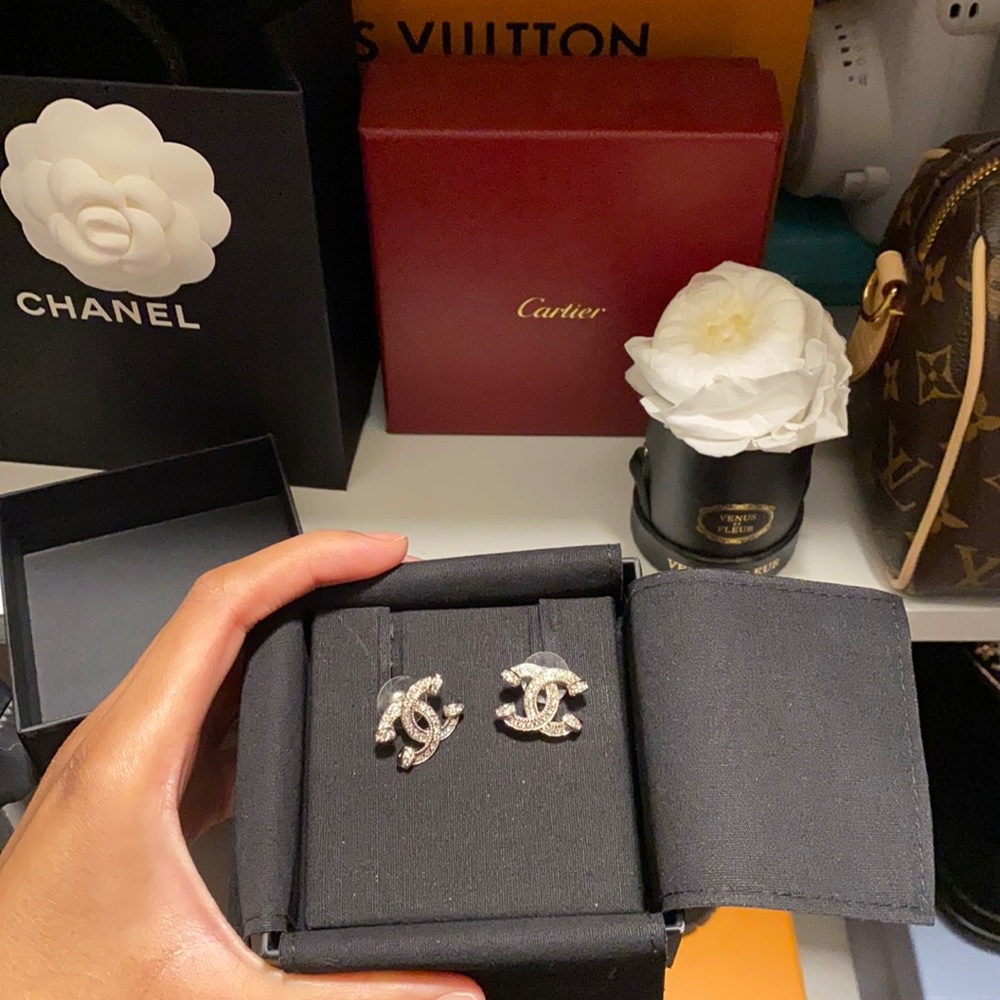 Chanel CC Studs